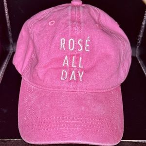 🧢 NWT! Francesca’s “Rose All Day” Baseball Hat 🧢